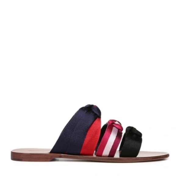 Diane von Furstenberg Bree Knotted Flat Slide Sandal - Picture 16 of 16